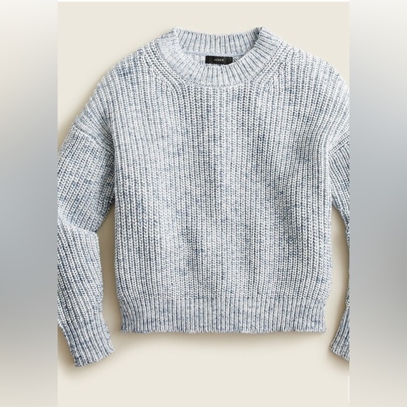 J.crew Marled cotton-blend crewneck sweater - Picture 1 of 5